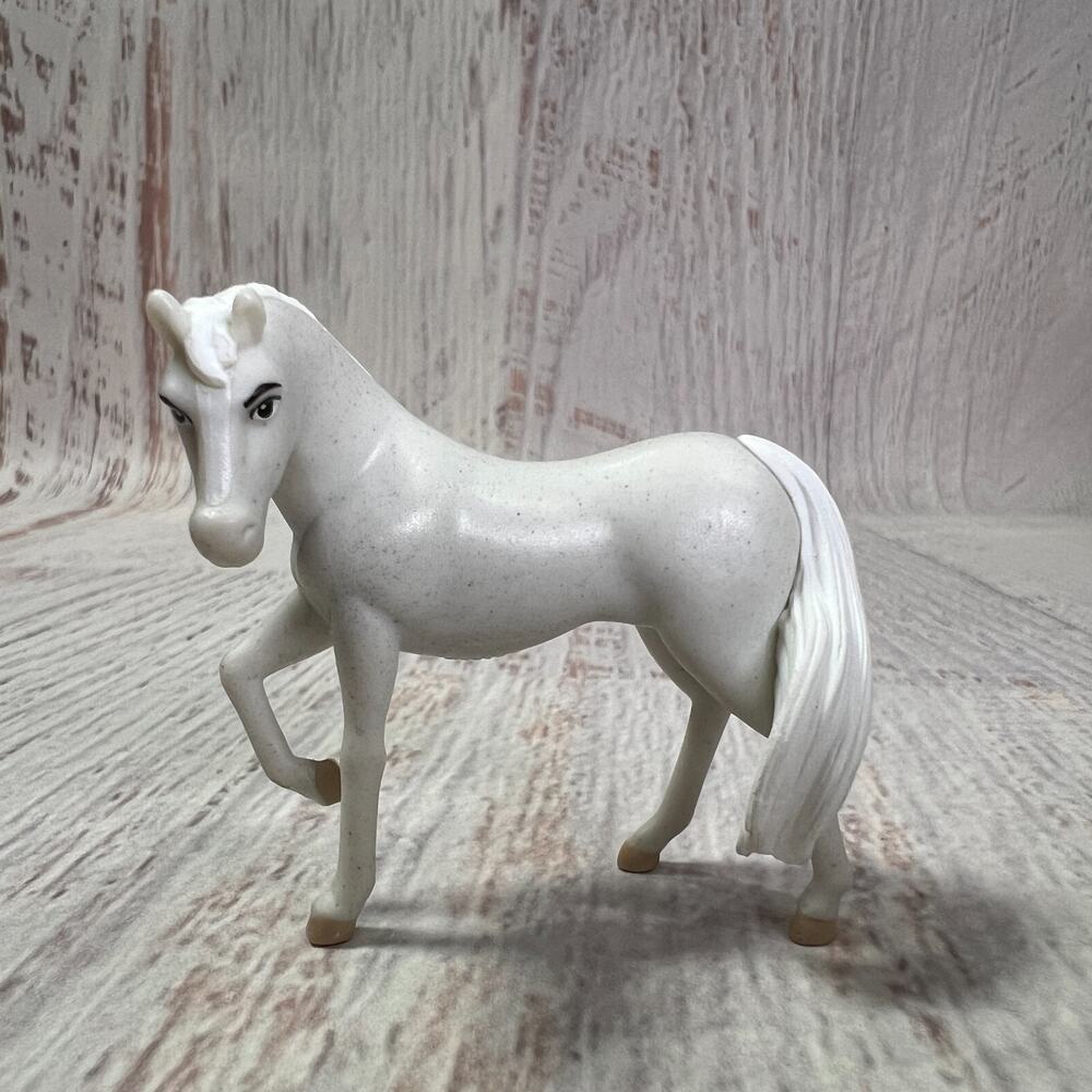 DreamWorks Spirit Riding Free White Horse Figure Toy 3 Inch Just Play